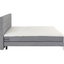 Letto boxspring Benito Star grigio 160x200cm