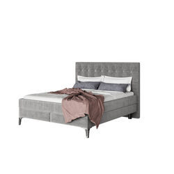 Cama Boxspring Benito Star gris 160x200cm