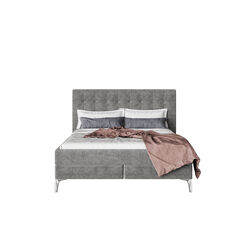 Cama Boxspring Benito Star gris 180x200cm