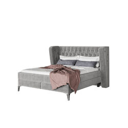 Boxspring Bed Benito Moon Grey 160x200cm