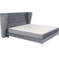 Cama Boxspring Benito Moon gris 180x200cm