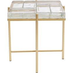 Side Table Iceline Gold 43x33cm
