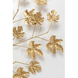 Perchero pared Leafline oro 93cm