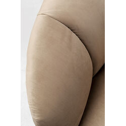 Sofa Dschinn 3-Sitzer Beige 233cm