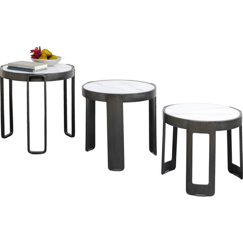 Mesa centro Perelli negro (3/Set)