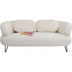 Sofa Peppo 2-Seater White 182cm