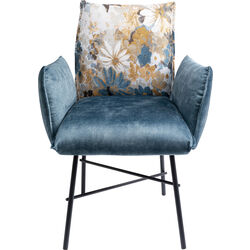 Chair with Armrest Notting Hill Blue