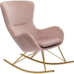 Sillón basculante Oslo rosa