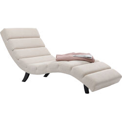 Chaise longue Balou crème 190cm