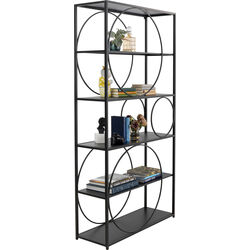 Shelf Circle Black 100x200cm