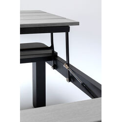 Mesa centro/comedor Holiday negro Outdoor