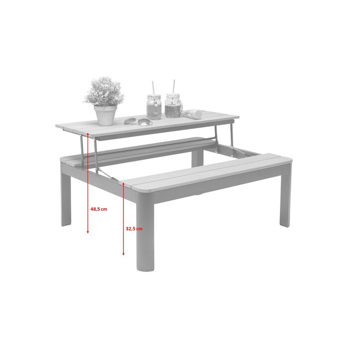 Couch-/ Esstisch Holiday Schwarz