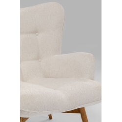 Fauteuil Vicky crème