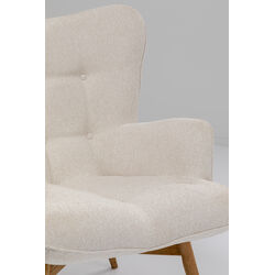 Fauteuil Vicky crème