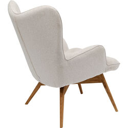 Fauteuil Vicky crème