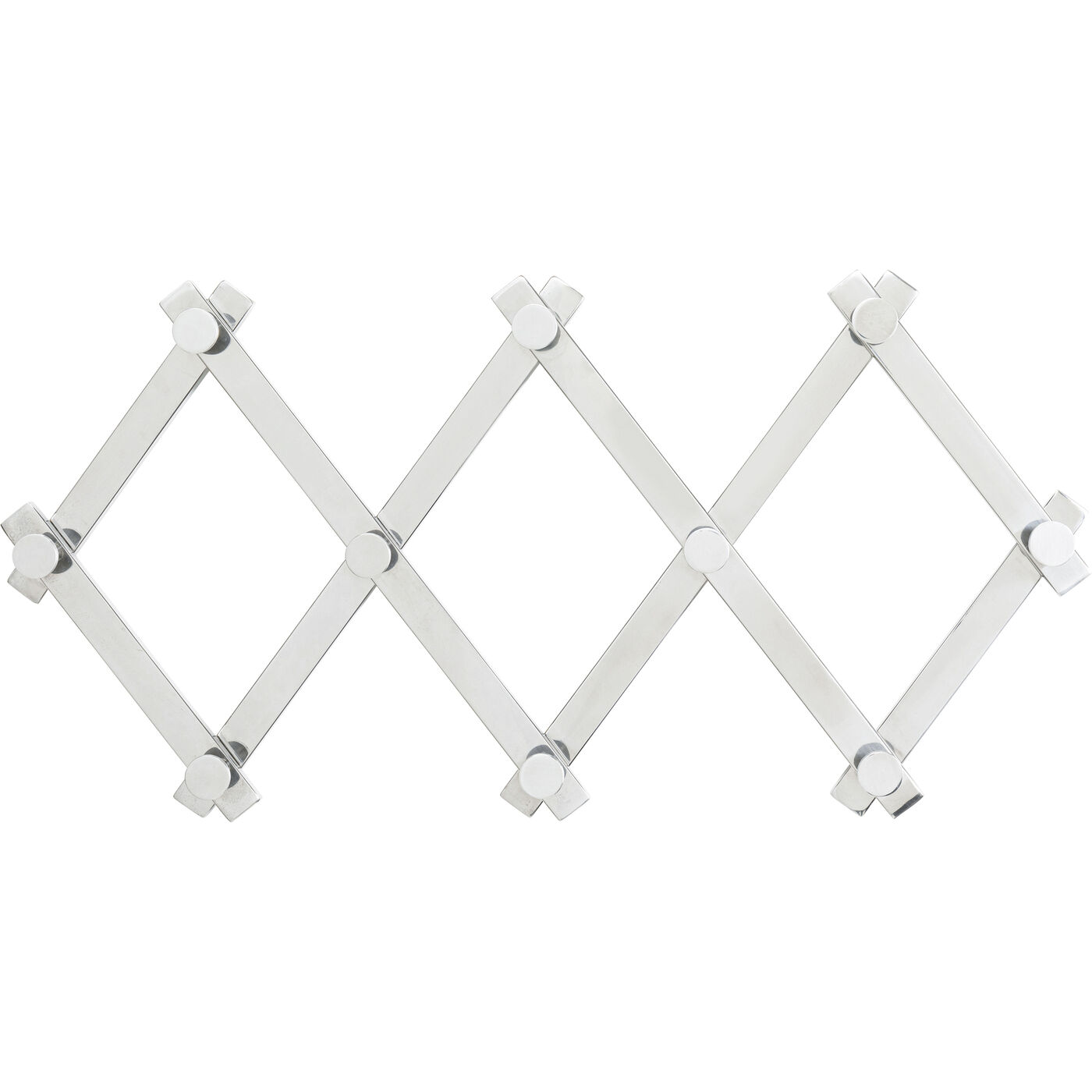 Perchero pared Crossing plata 9(+71)cm