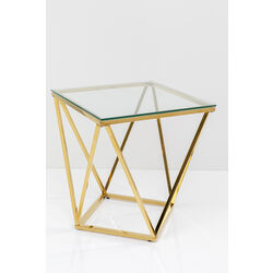 Side Table Cristallo Gold 50x50cm