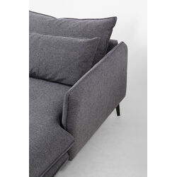 Ecksofa Monza Rechts Grau 296cm