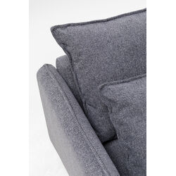 Ecksofa Monza Rechts Grau 296cm