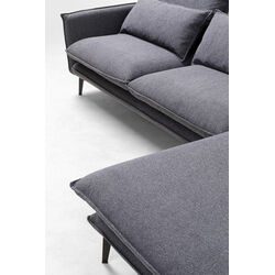 Ecksofa Monza Rechts Grau 296cm