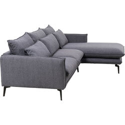 Ecksofa Monza Rechts Grau 296cm