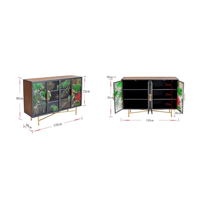 Buffet Jungle 135x95cm