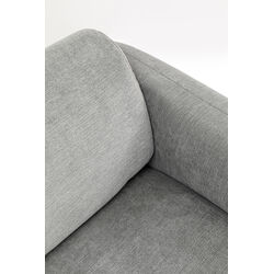 Lucca Ottomane Elements Grey Right 90cm