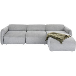 Corner Sofa Lucca Grey Right 255cm