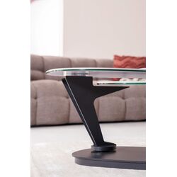 Table basse Franklin blanc 150x58cm