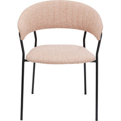 Chair with Armrest Belle Rose (2/Set)