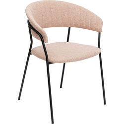 Chair with Armrest Belle Rose (2/Set)