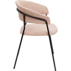 Chair with Armrest Belle Rose (2/Set)