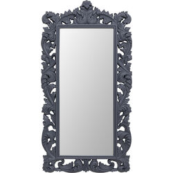 Wall Mirror Baroque Valentina Grey 100x190cm