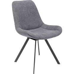 Silla giratoria Baron gris