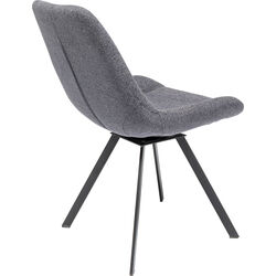 Silla giratoria Baron gris