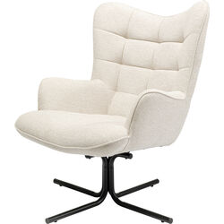 Swivel Armchair Oscar Cream