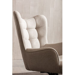 Swivel Armchair Oscar Cream