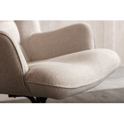 Swivel Armchair Oscar Cream