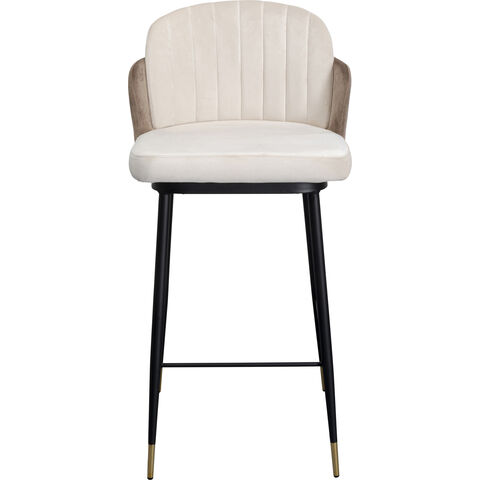Taburete bar Hojas beige