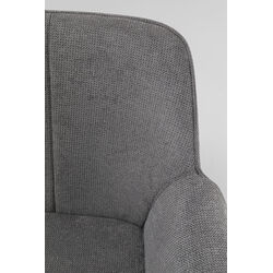 Silla reposabrazos Bess gris