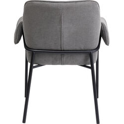 Chair with Armrest Bess Grey