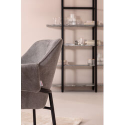 Silla reposabrazos Bess gris