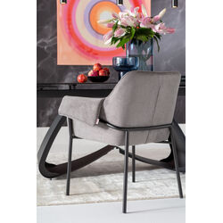 Chair with Armrest Bess Grey