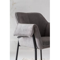 Silla reposabrazos Bess gris