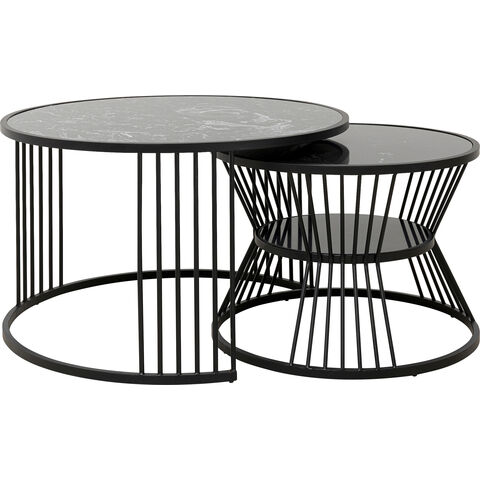 Mesa centro Roma negro (2/Set)
