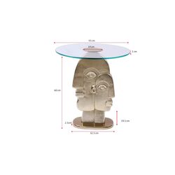 Beistelltisch 2Faces Ø55cm