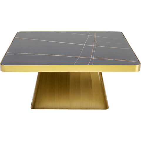 Coffee Table Miler Gold 80x80cm