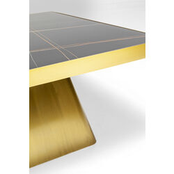 Coffee Table Miler Gold 80x80cm