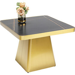 Table basse Miler doré 80x80cm