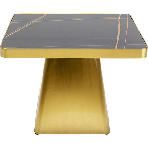Table d appoint Miler doré 60x60cm